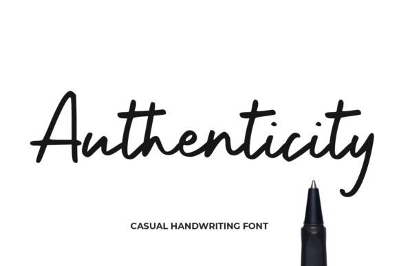 Authenticity: A Thoughtful Handwritten Font for Editorial Design