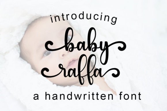 Baby Raffa: A Warm, Expressive Script Font for Thoughtful Branding