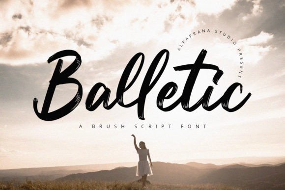 Balletic: A Handwritten Script Font That Elevates Real Branding