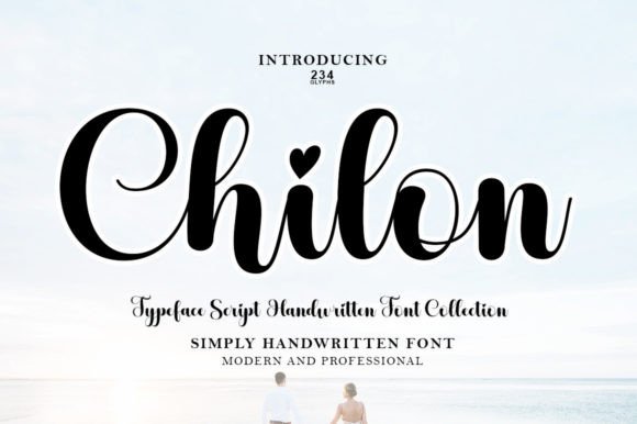 Chilon: A Sweet Handwritten Font for Luxury Branding