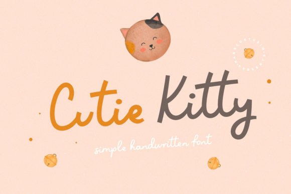 Cutie Kitty Font: A Modern Handwritten Typeface for Editorial Charm