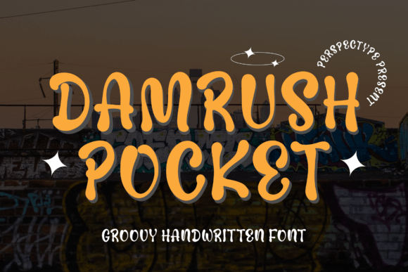 Damrush Pocket: A Groovy Handwritten Font for Digital Branding