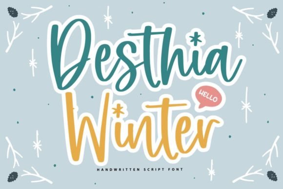 Desthia Winter: A Handwritten Font That Elevates Digital Branding