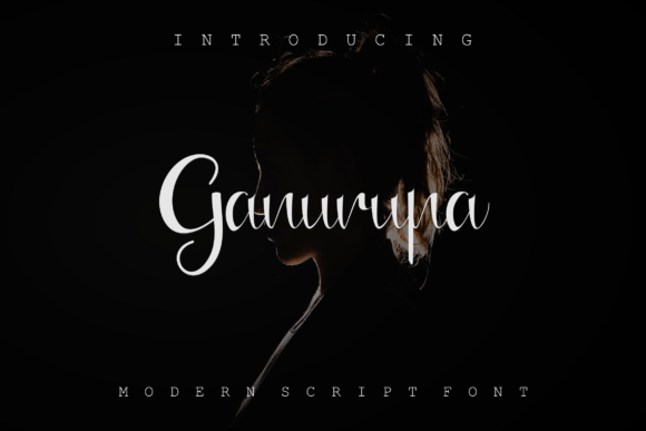 Ganurupa: An Elegant Script Font for Brand Campaigns