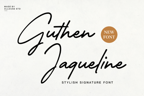 Guthen Jaqueline: A Strategic Script Font for Scroll-Stopping Brand Content