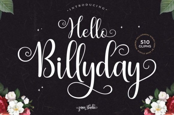 Hello Billyday: A Romantic Script Font for Campaign Headlines
