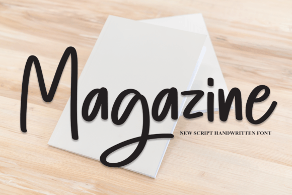 Magazine: A Handwritten Typeface That Breathes Life Into Editorial Design