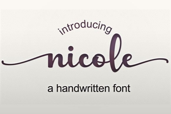 Nicole: A Warm, Enchanting Script Font for Brand Identity