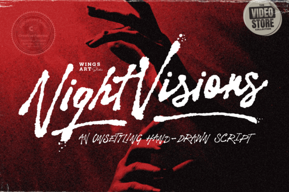 Night Visions: A Hand-Drawn Script Font for Bold Brand Moments
