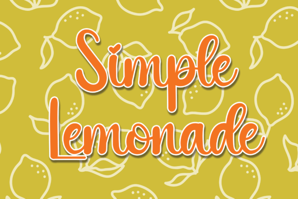 Simple Lemonade: A Friendly Handwritten Font for Digital Brands