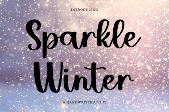 Sparkle Winter: A Handwritten Font That Elevates Digital Branding
