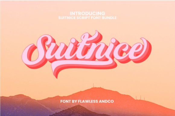 Suitnice: A Retro Script Font That Makes Your Campaigns Instantly Recognizable
