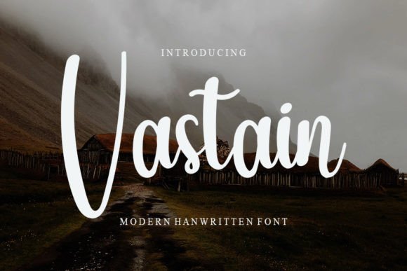Vastain: A Modern Handwritten Font for Polished Digital Branding