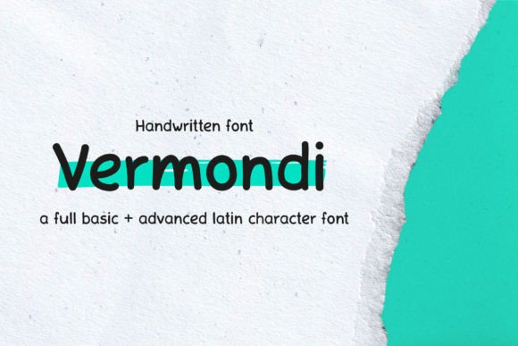 Vermondi: A Playful Handwritten Typeface for Digital Charm