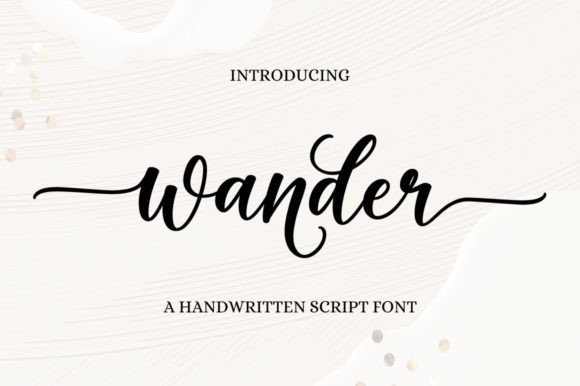 Wander Font: Elegant Handwritten Style for Real Business Branding