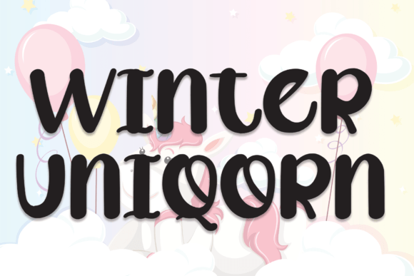 Winter Uniqorn: A Friendly Handwritten Font for Makers